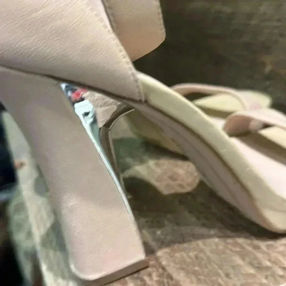 KARA LAGERFELD PARIS Carah Nude Heel Size 8.5 - Picture 11 of 12